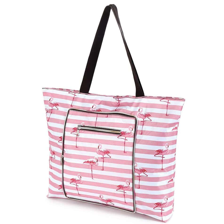 Sac plage 2025 flamant rose